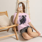 Peacekeeper Anime Graphic Tee — Purple Aesthetic Streetwear