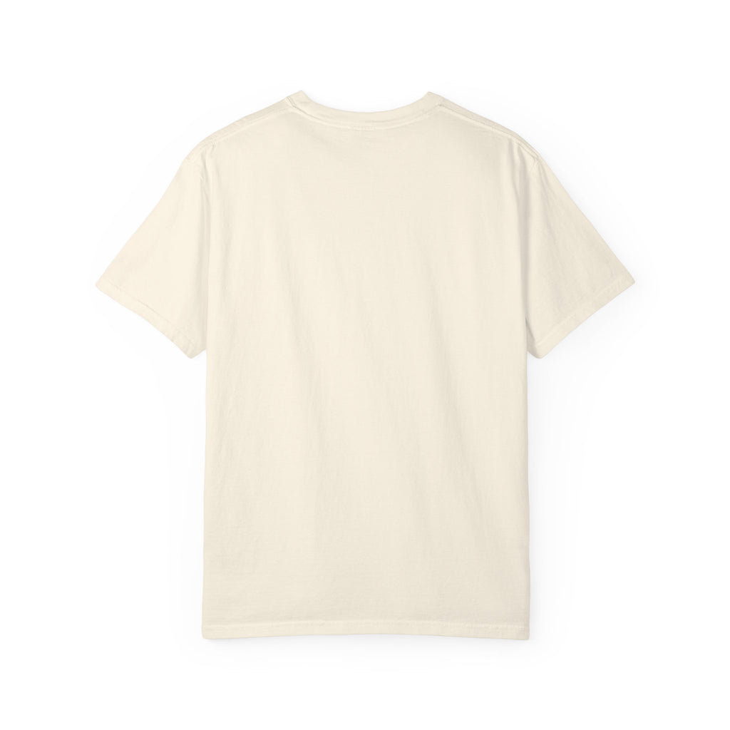 Progress Script Pocket Tee — Garment-Dyed White T-Shirt
