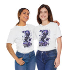 Astronaut Galaxy Tee — "Your Mind Creates Reality" Space Graphic T-Shirt