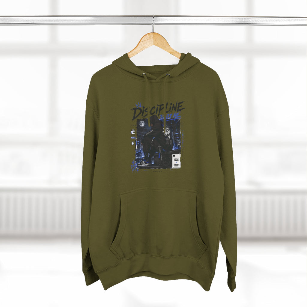 Discipline Graphic Hoodie — Vintage TV Photo Streetwear Pullover