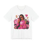 Boss Babe Pink Fashion Tee — Women’s Glam Money & Shopping Graphic Shirt