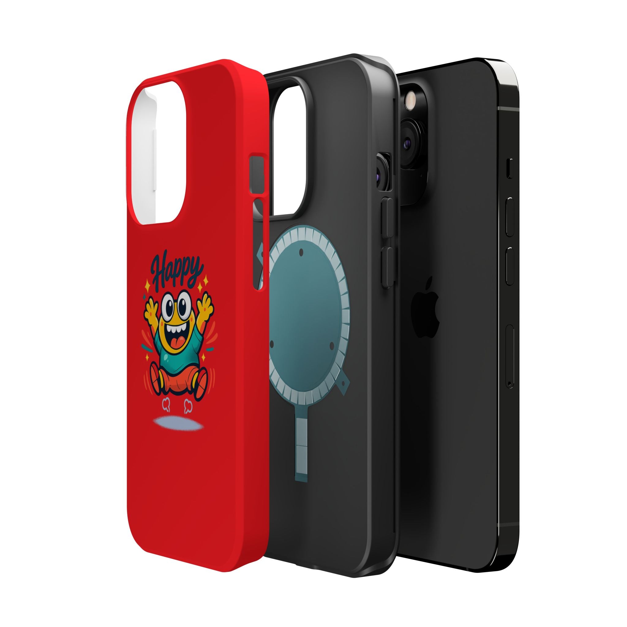 Happy Monster Magnetic Impact-Resistant Phone Case