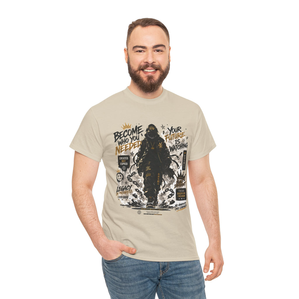 Become Who You Needed Inspirational Graphic T Shirt