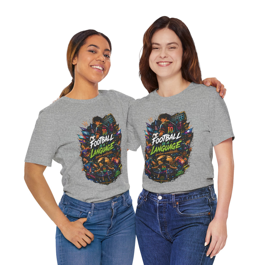 Football Is a Language Graphic T Shirt