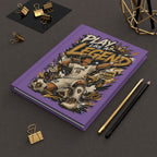 Play Like a Legend Soccer Journal — Personalized Hardcover Notebook (Add Name & Number)