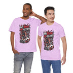 No Risk No Glory Soccer T-Shirt — Dynamic Football Player Graphic Tee