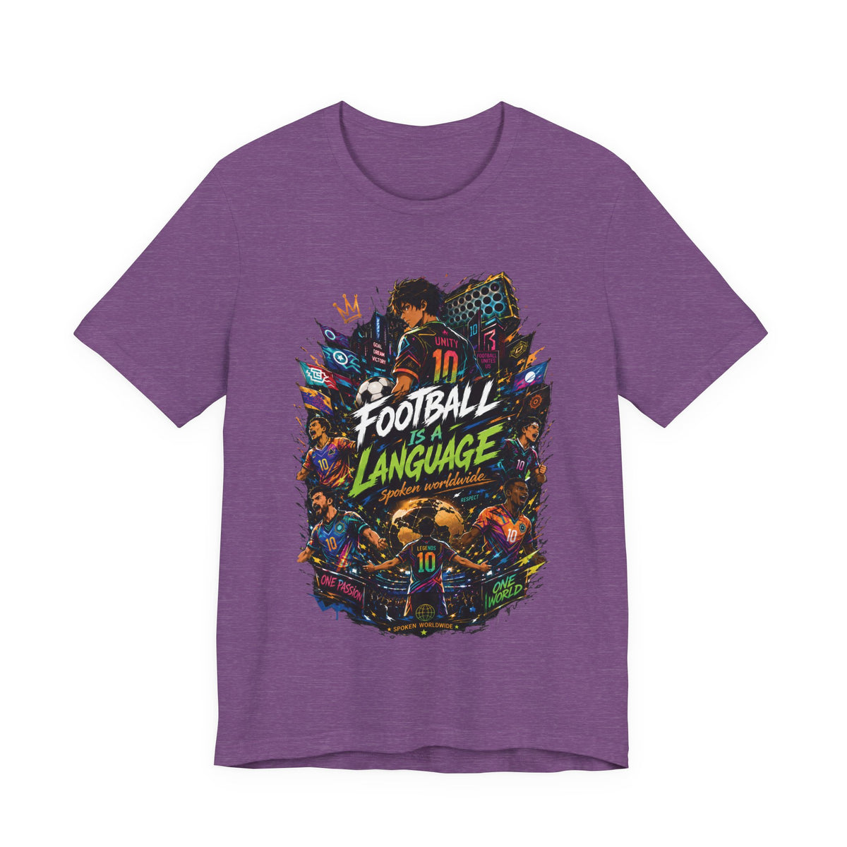 Football Is a Language Graphic T Shirt