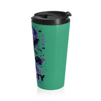 Your Mind Creates Reality Cosmic 15oz Travel Mug Mint