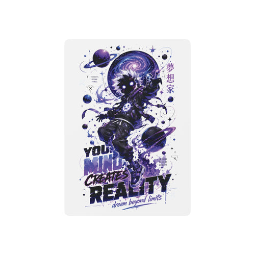 Cosmic Astronaut Poker Playing Cards – "Your Mind Creates Reality" Deck