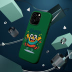 Happy Monster Magnetic Protective Phone Case Green