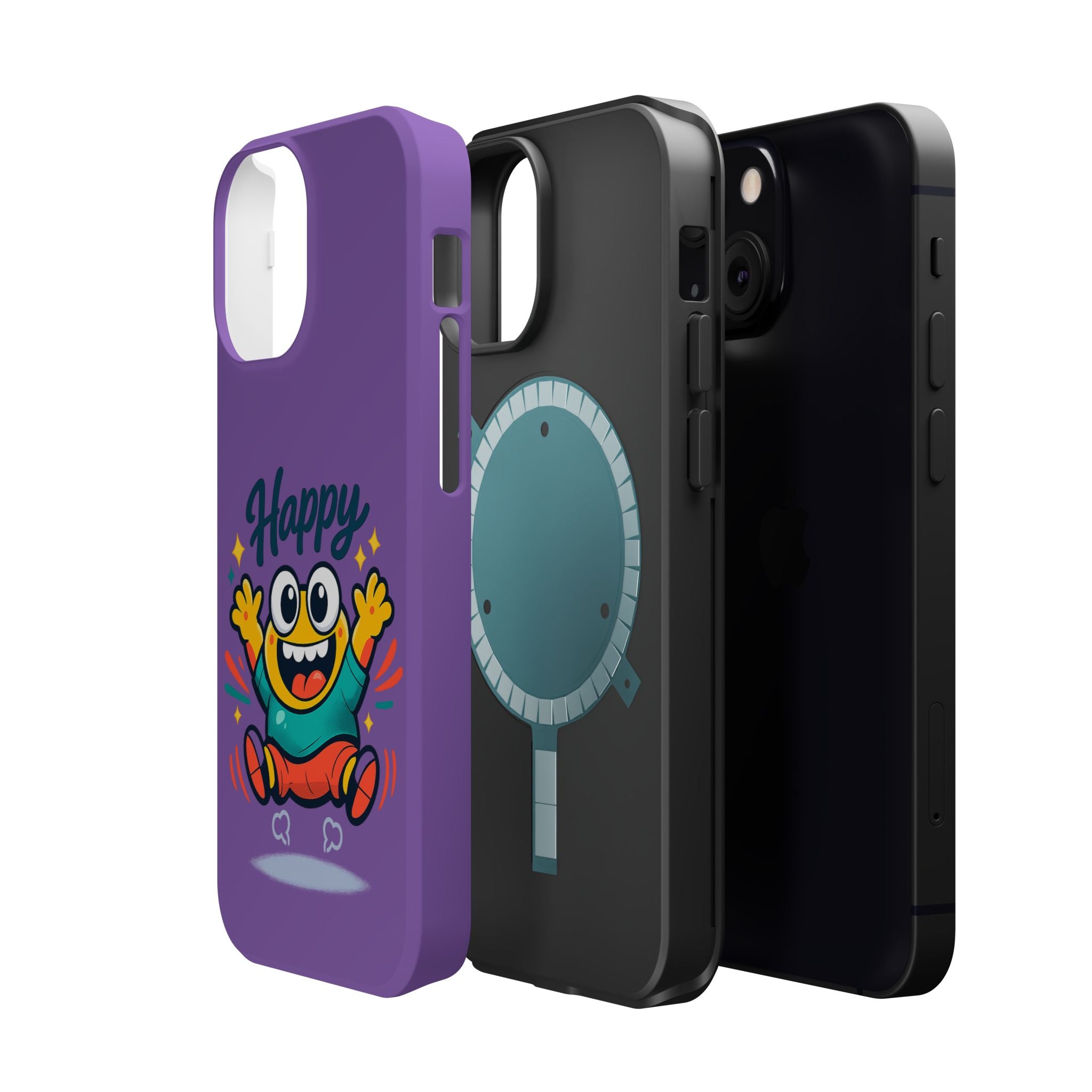 Happy Monster Magnetic Impact-Resistant Phone Case