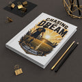 Soccer Journal – "Chasing the Dream" Inspirational Hardcover Notebook (Personalize Name & Number)
