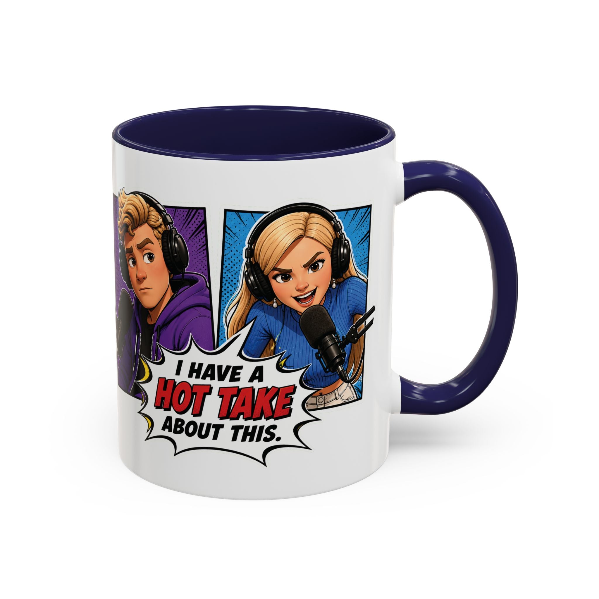 Jake And Emma Hot Take Coffee Mug — "I Have A Hot Take About This" Mug (11/15oz)