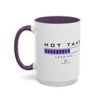 Accent Coffee Mug — "Hot Take Loading" Progress Bar Coffee Mug