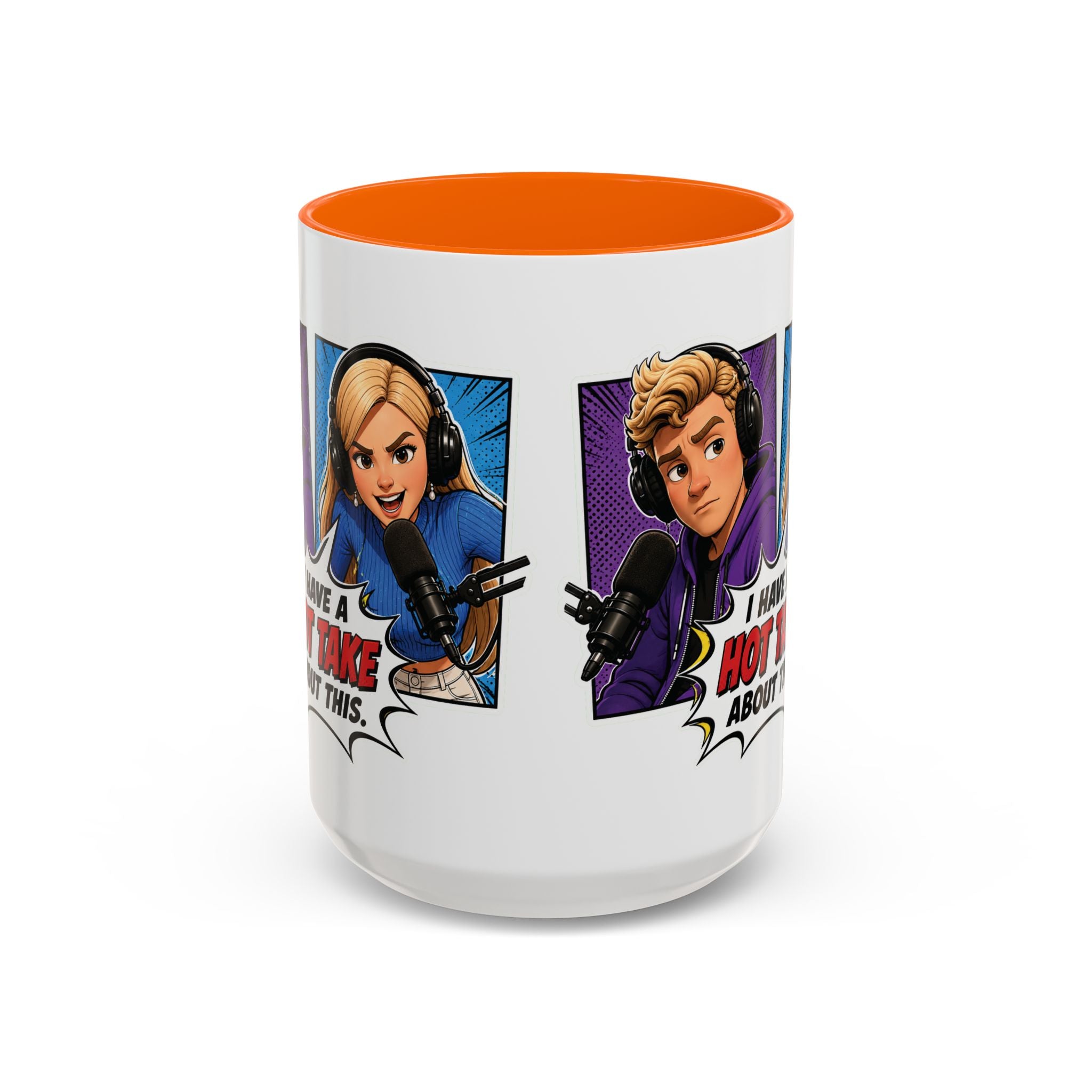 Jake And Emma Hot Take Coffee Mug — "I Have A Hot Take About This" Mug (11/15oz)