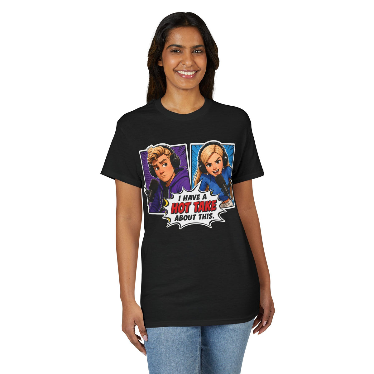 Hot Take Central I Have a Hot Take About This Jake and Emma T Shirt