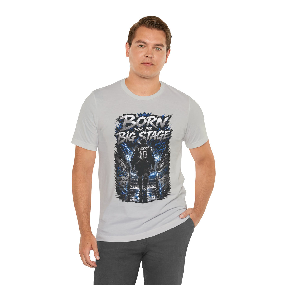 Born for the Big Stage Soccer Player T Shirt