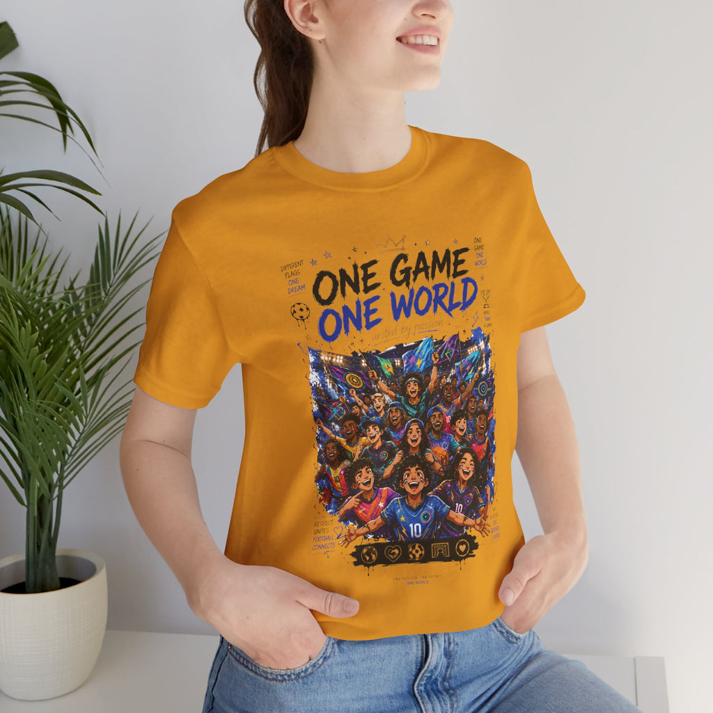 One Game One World Soccer Tee