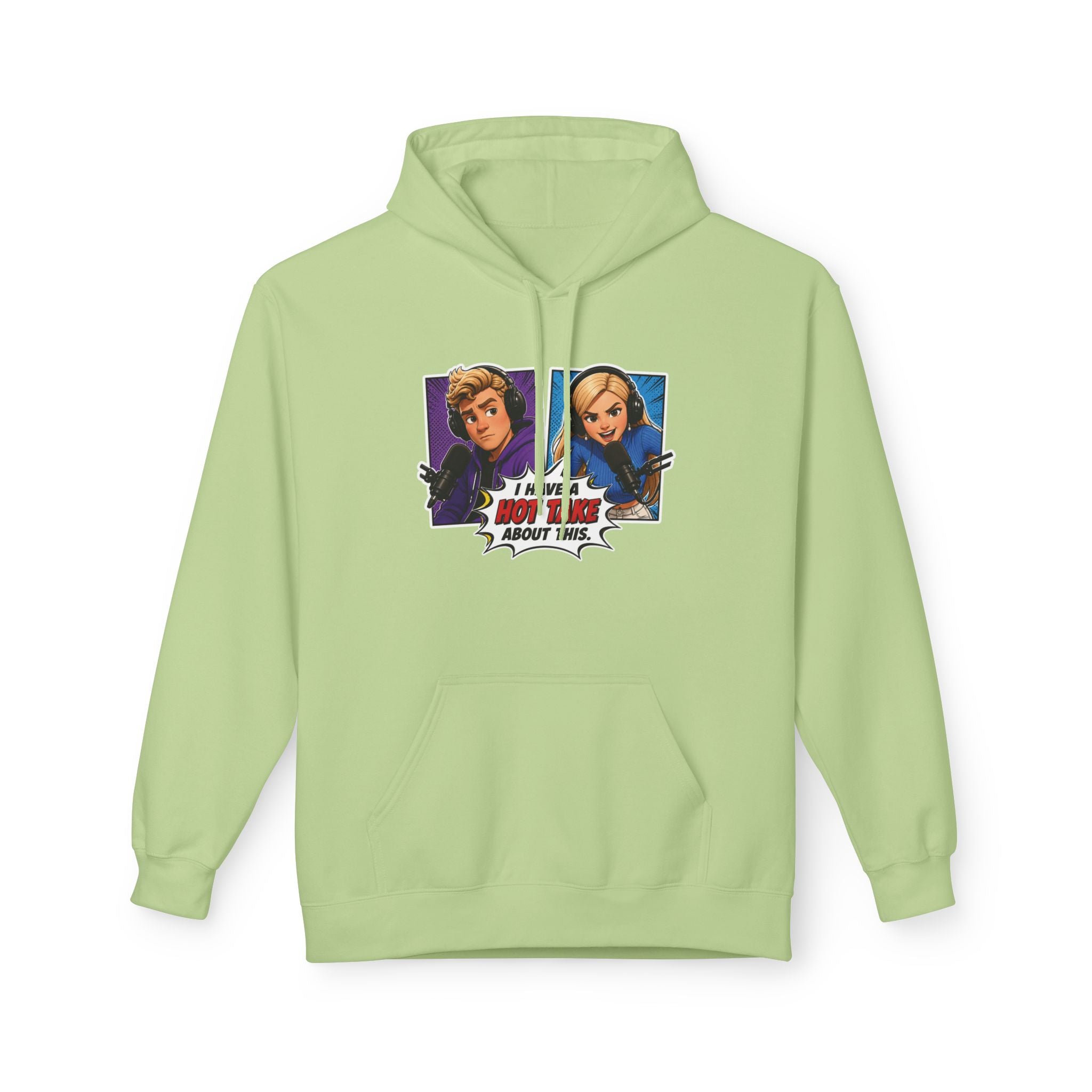 Pop-Art "I HAVE A HOT TAKE ABOUT THIS" Hoodie — Hot Take Central Graphic