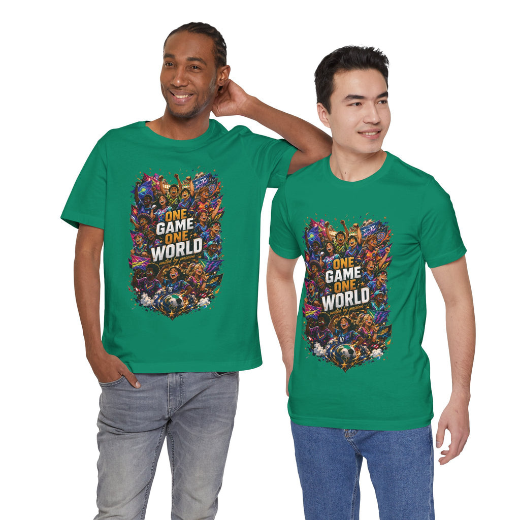 One Game One World Gamer Graphic T Shirt