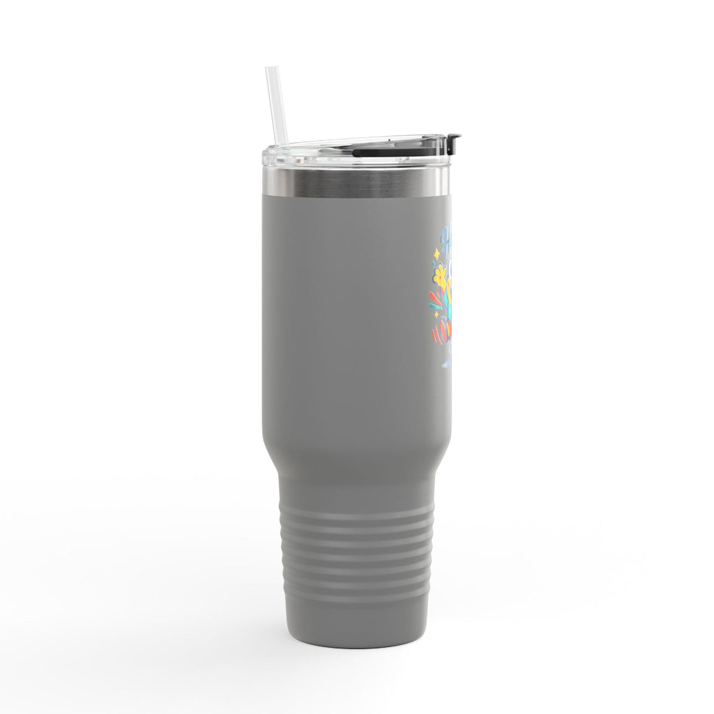 Happy Monster 40oz Insulated Travel Mug