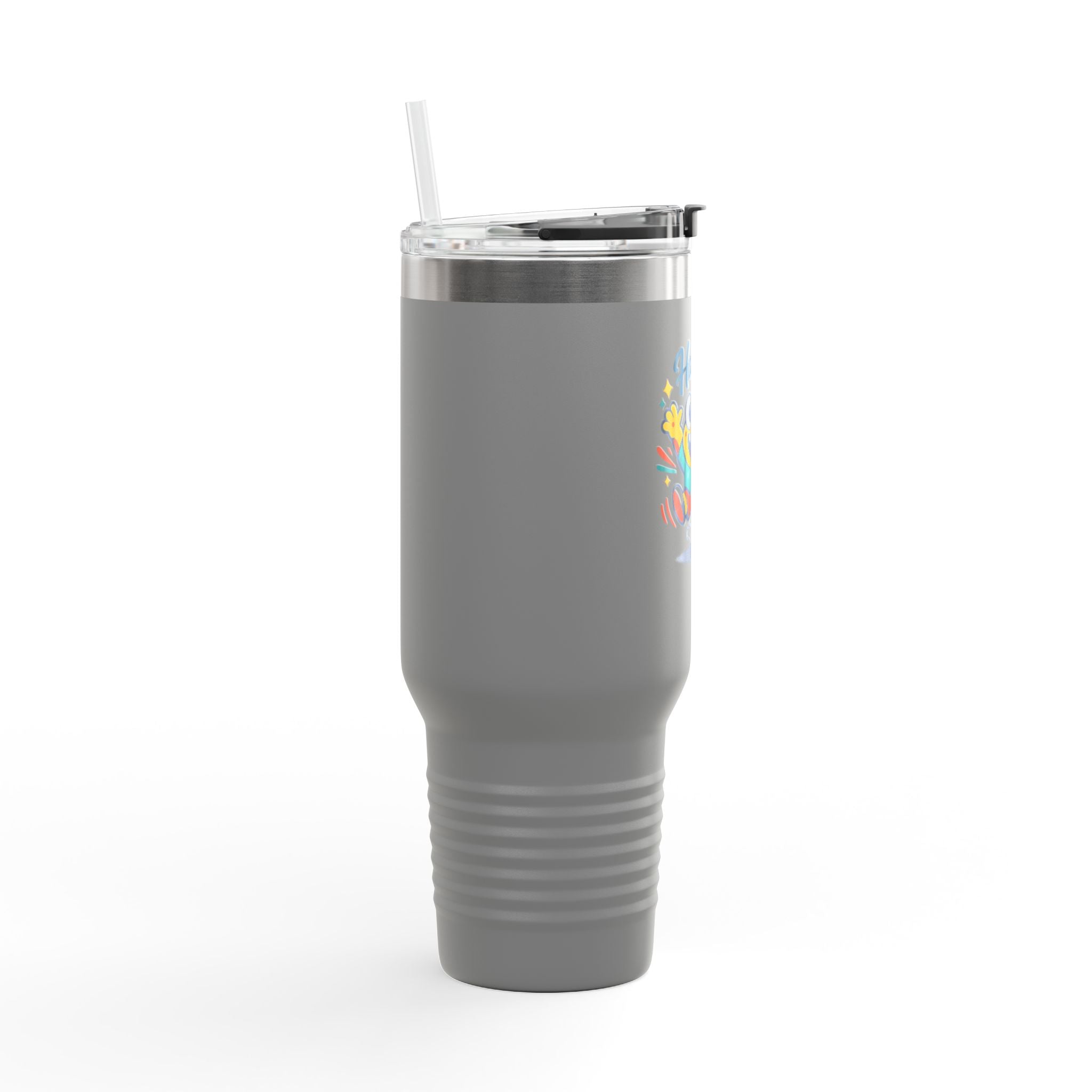 Happy Monster 40oz Insulated Travel Mug