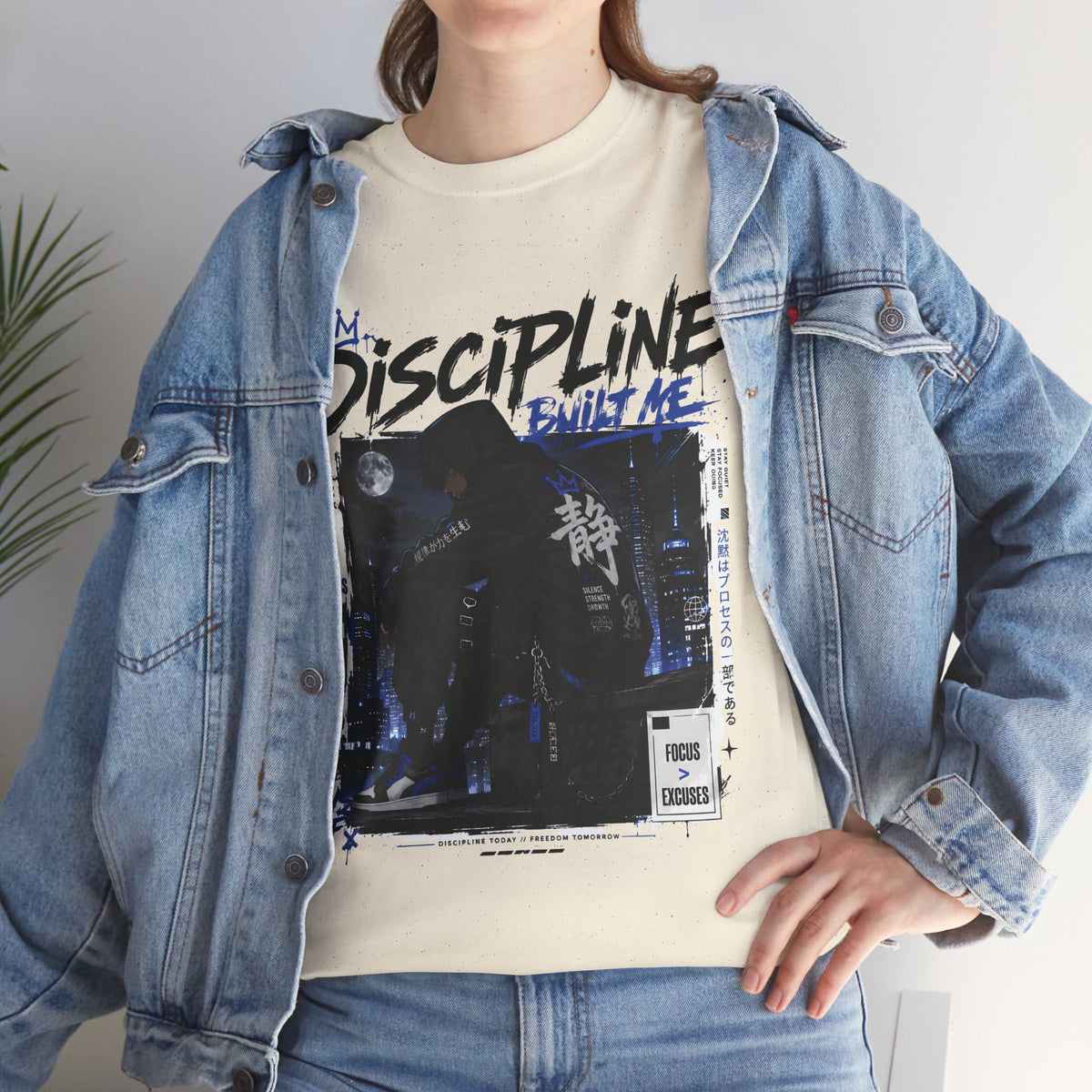 Discipline Built Me Anime Streetwear T Shirt