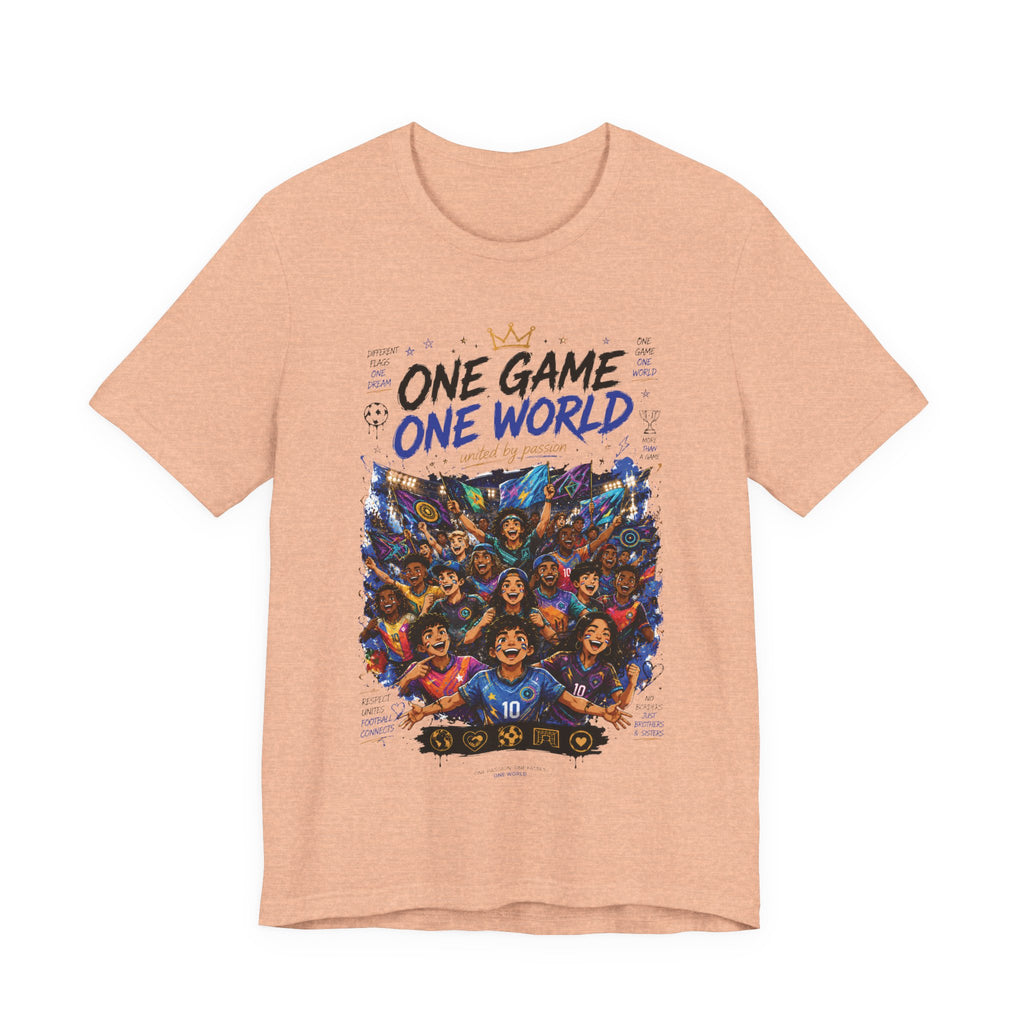 One Game One World Soccer T Shirt
