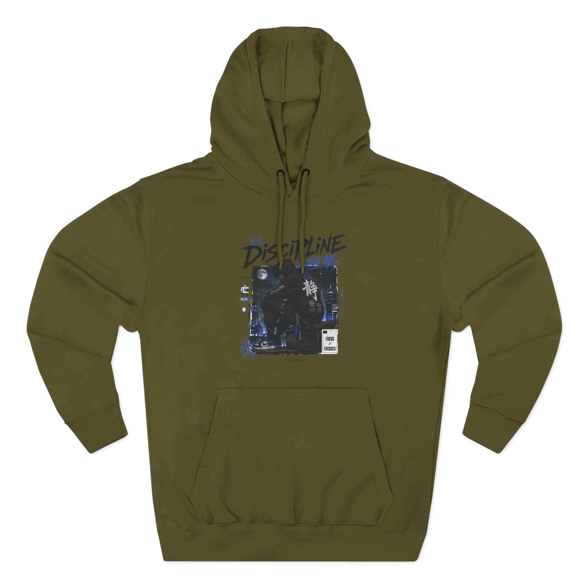 Discipline Graphic Hoodie — Vintage TV Photo Streetwear Pullover