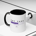 Accent Coffee Mug — "Hot Take Loading" Progress Bar Coffee Mug