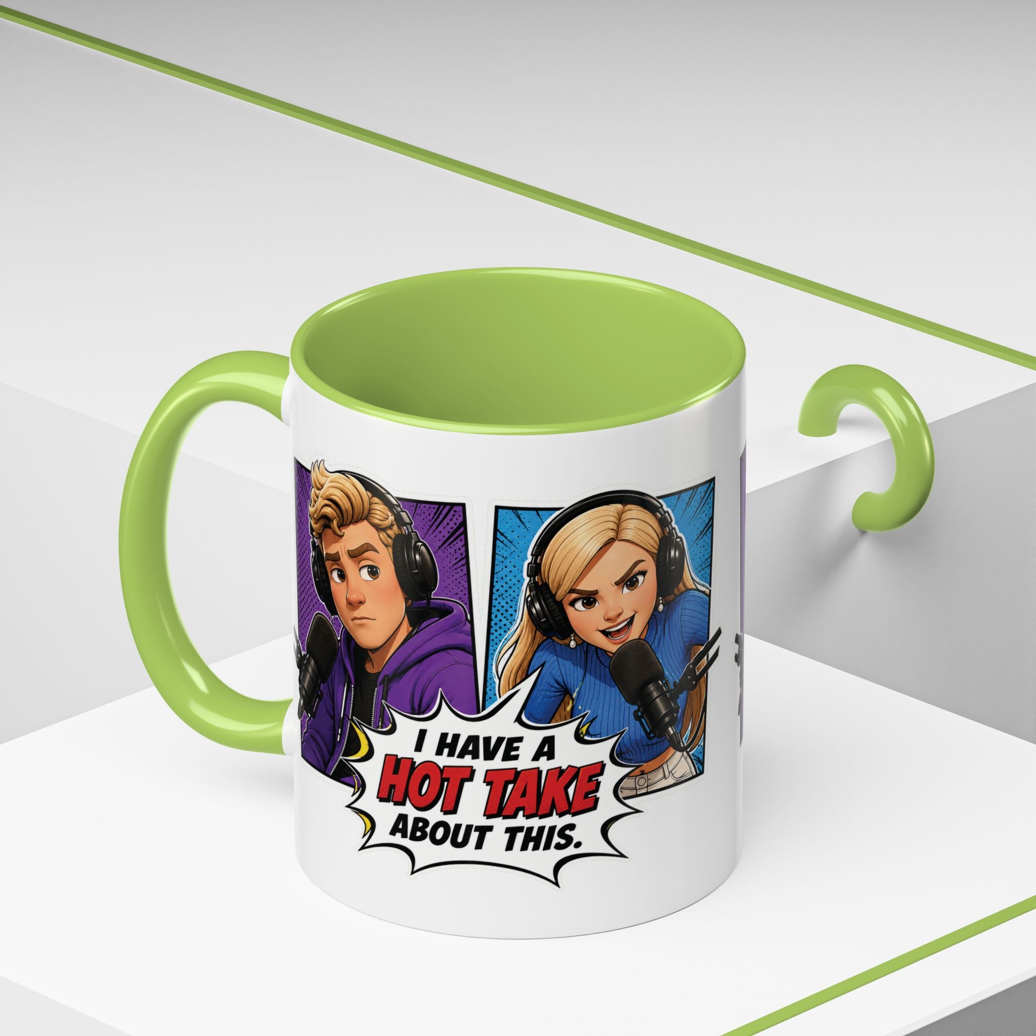 Jake And Emma Hot Take Coffee Mug — "I Have A Hot Take About This" Mug (11/15oz)