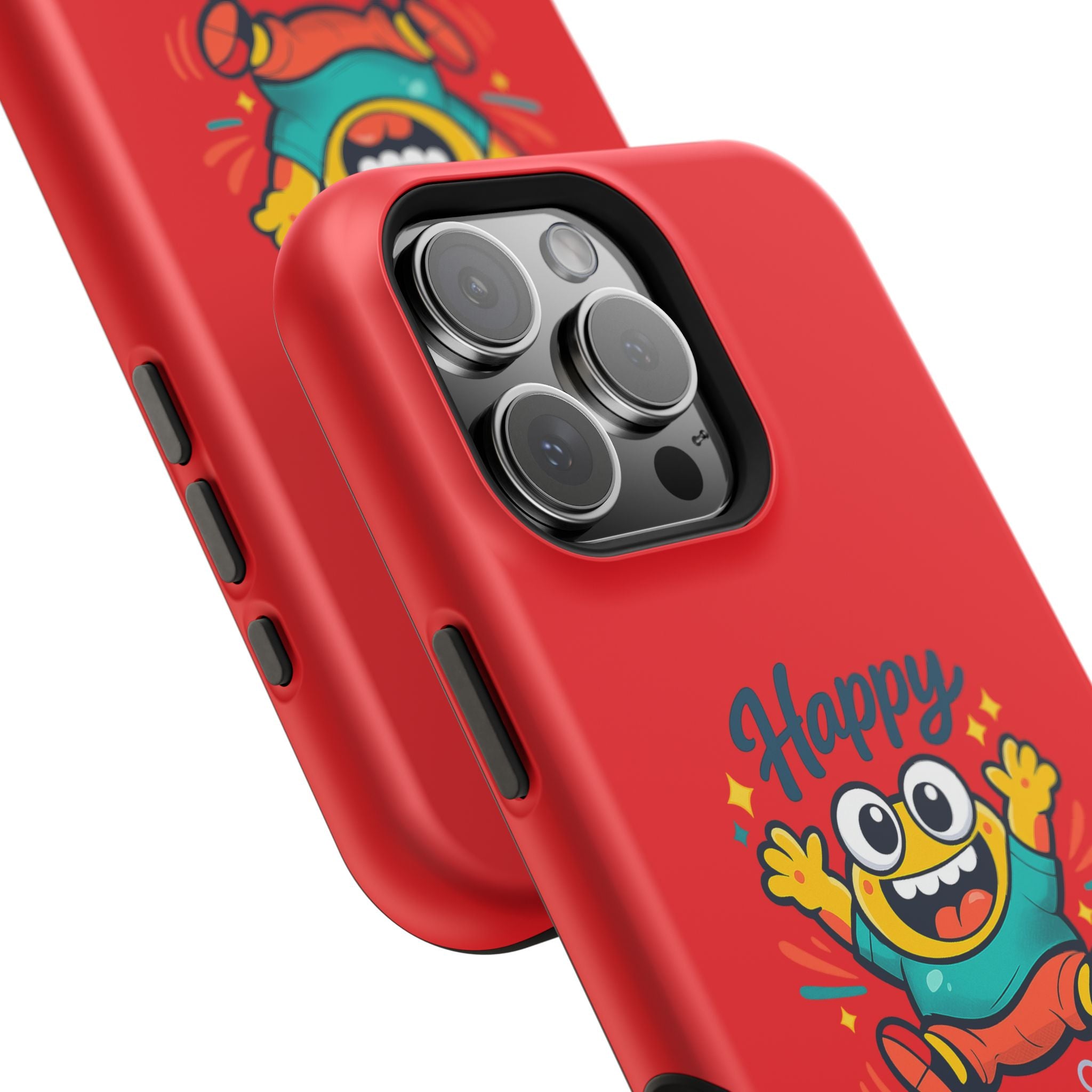 Happy Monster Magnetic Impact-Resistant Phone Case