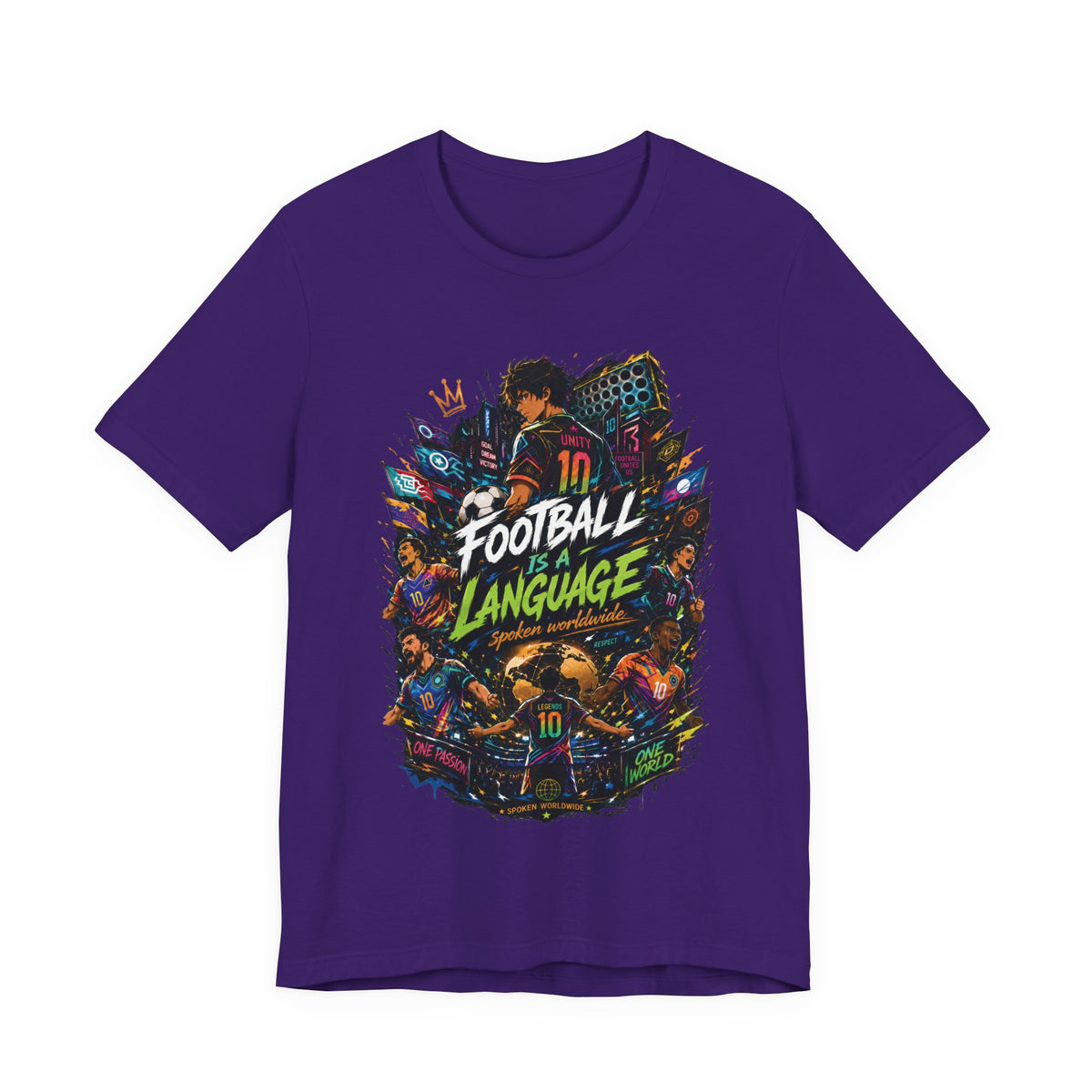 Football Is a Language Graphic T Shirt
