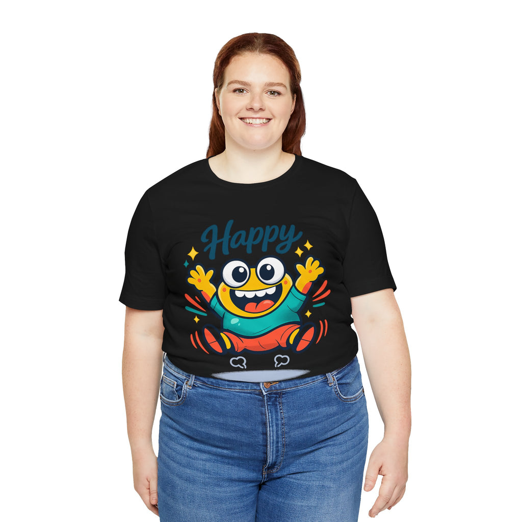 Happy Mood Blob T Shirt Cute Kawaii Graphic Tee