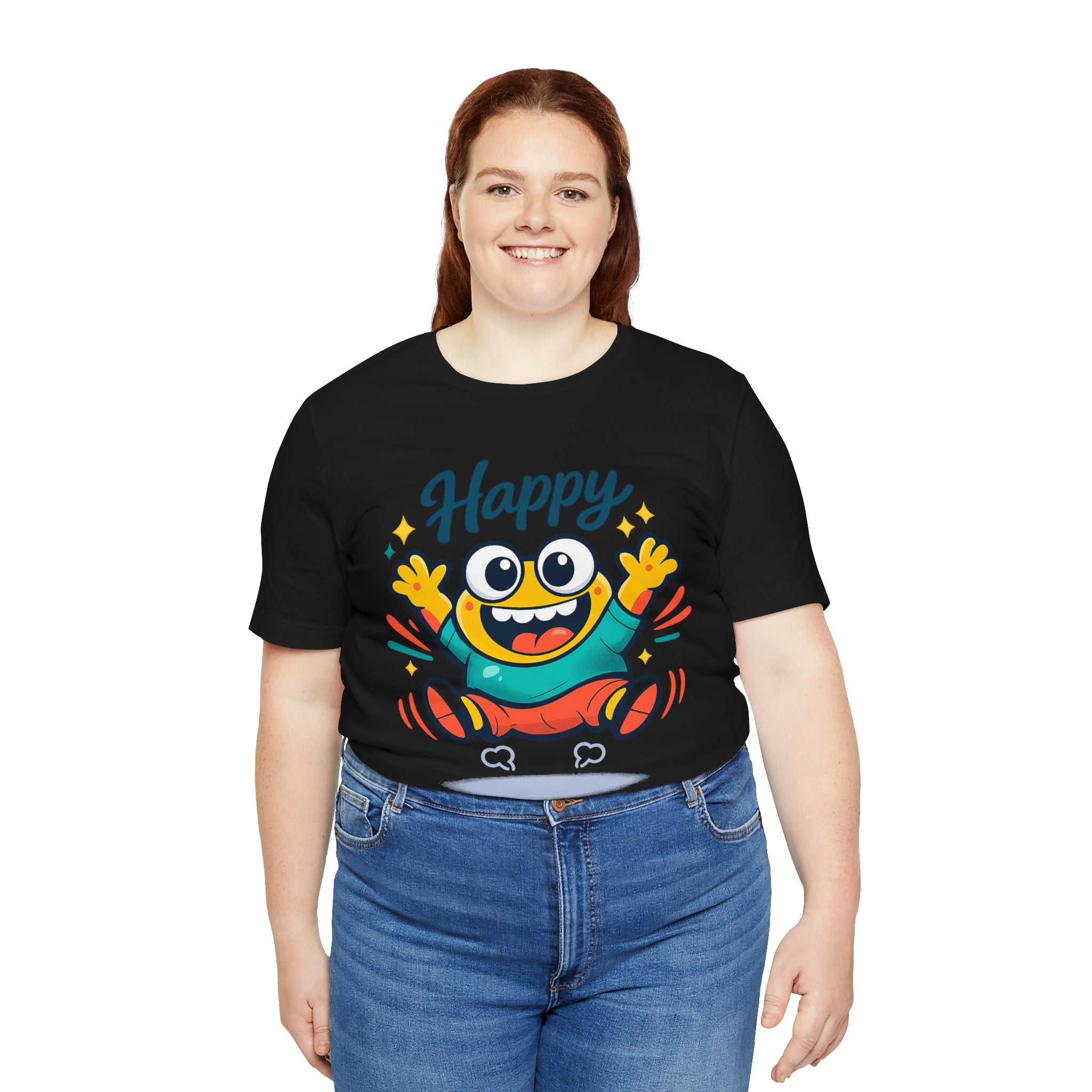 Happy Mood Blob T Shirt Cute Kawaii Graphic Tee