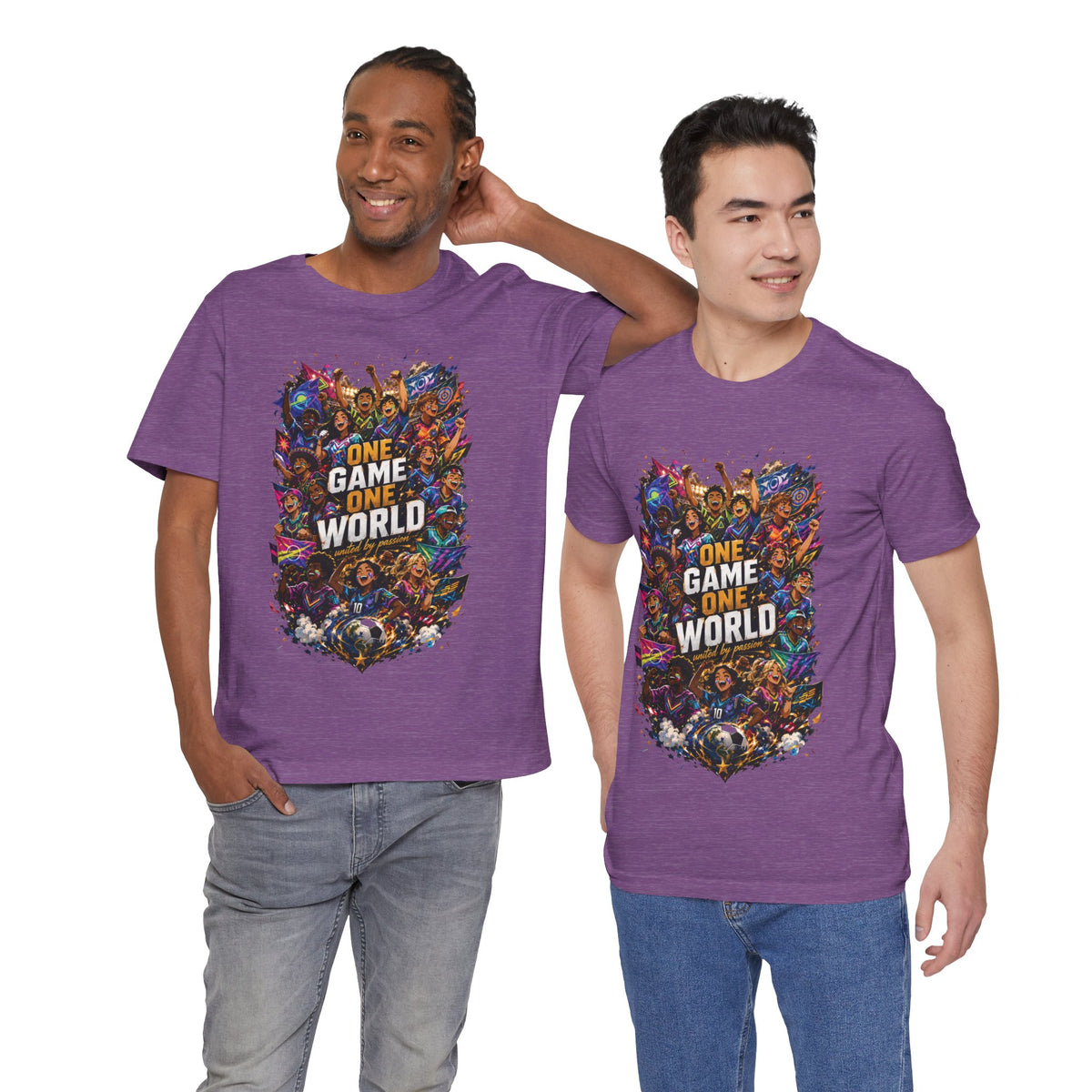 One Game One World Gamer Graphic T Shirt