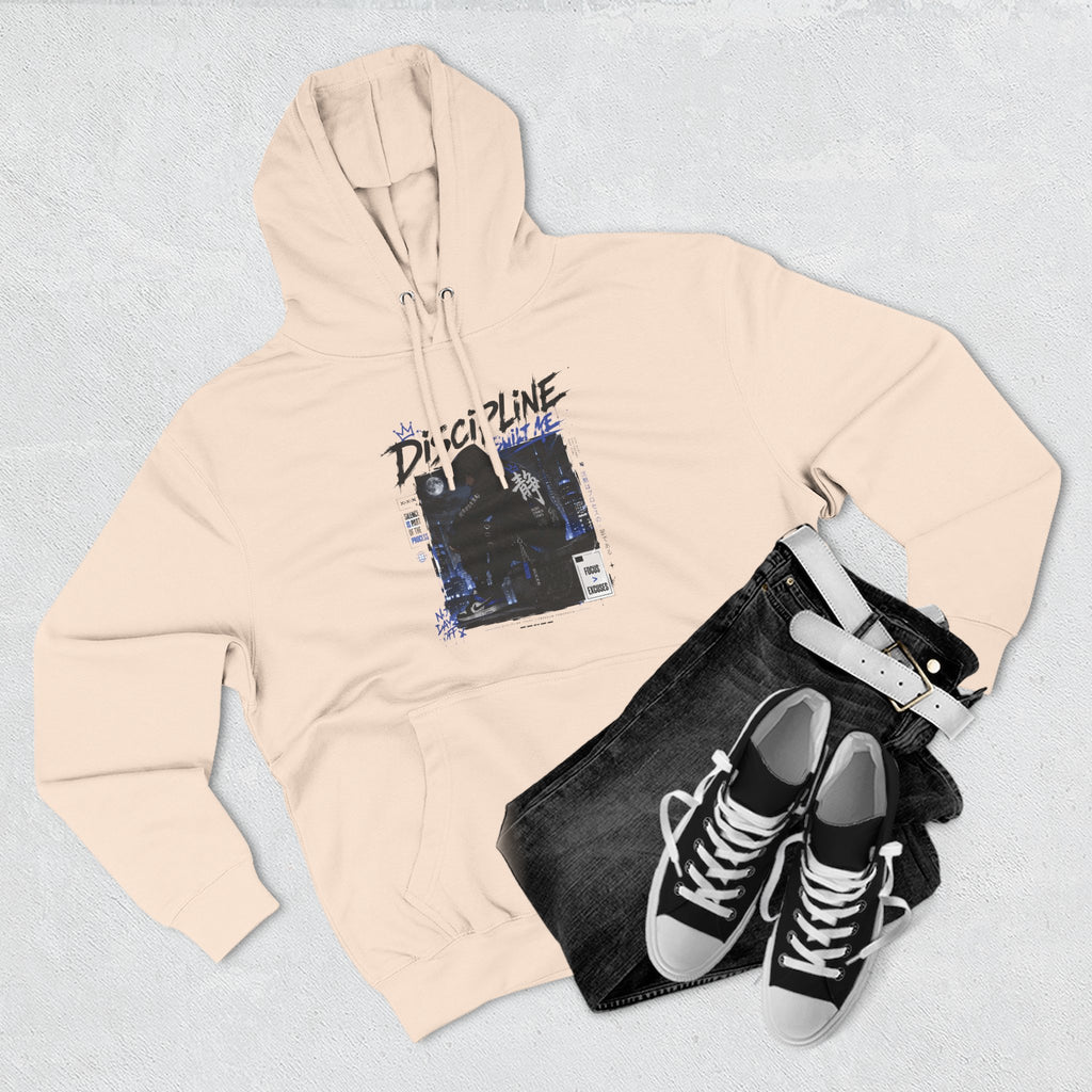 Discipline Graphic Hoodie — Vintage TV Photo Streetwear Pullover
