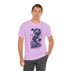 Astronaut Galaxy Tee — "Your Mind Creates Reality" Space Graphic T-Shirt