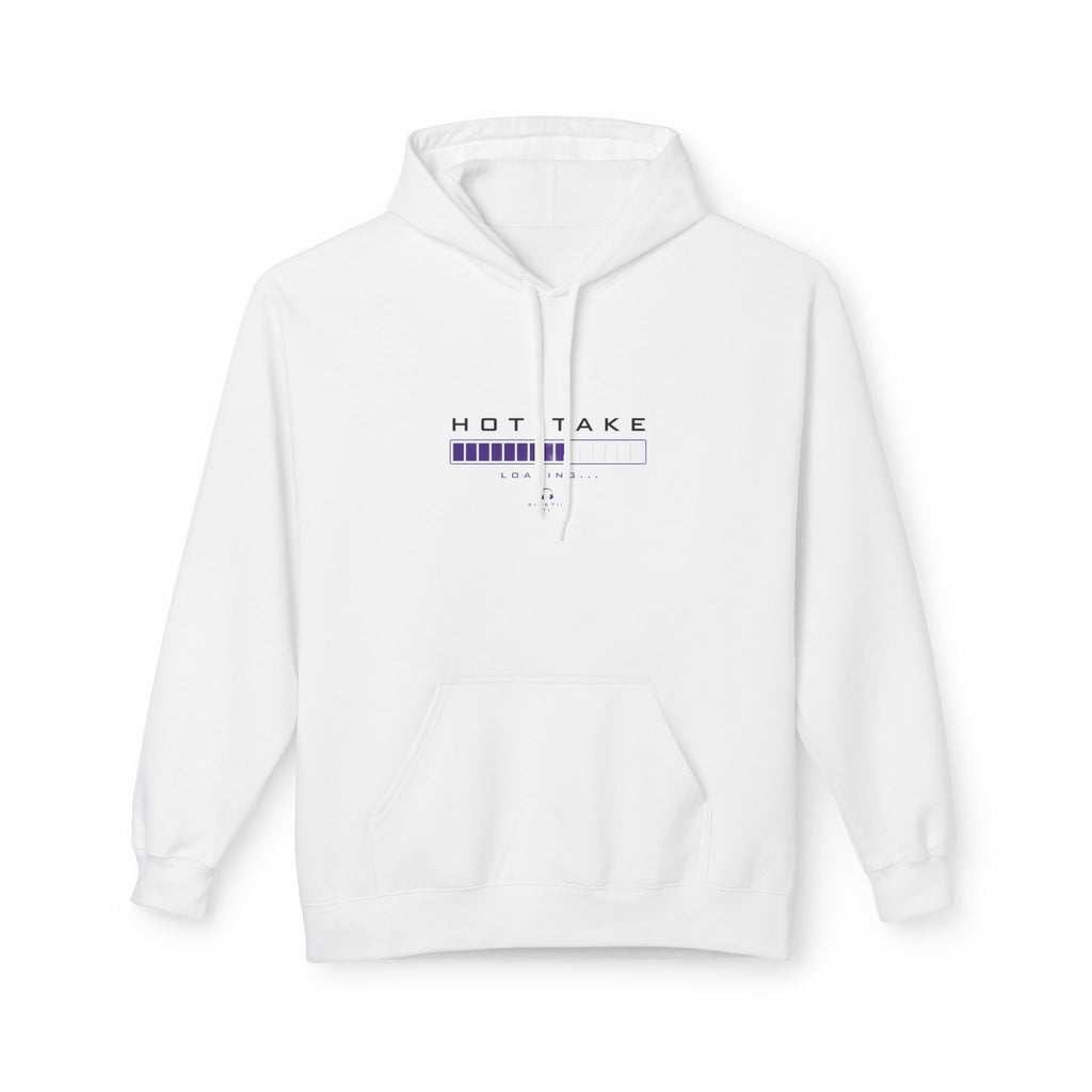 HOT TAKE Loading Hoodie — Minimalist Graphic Pullover