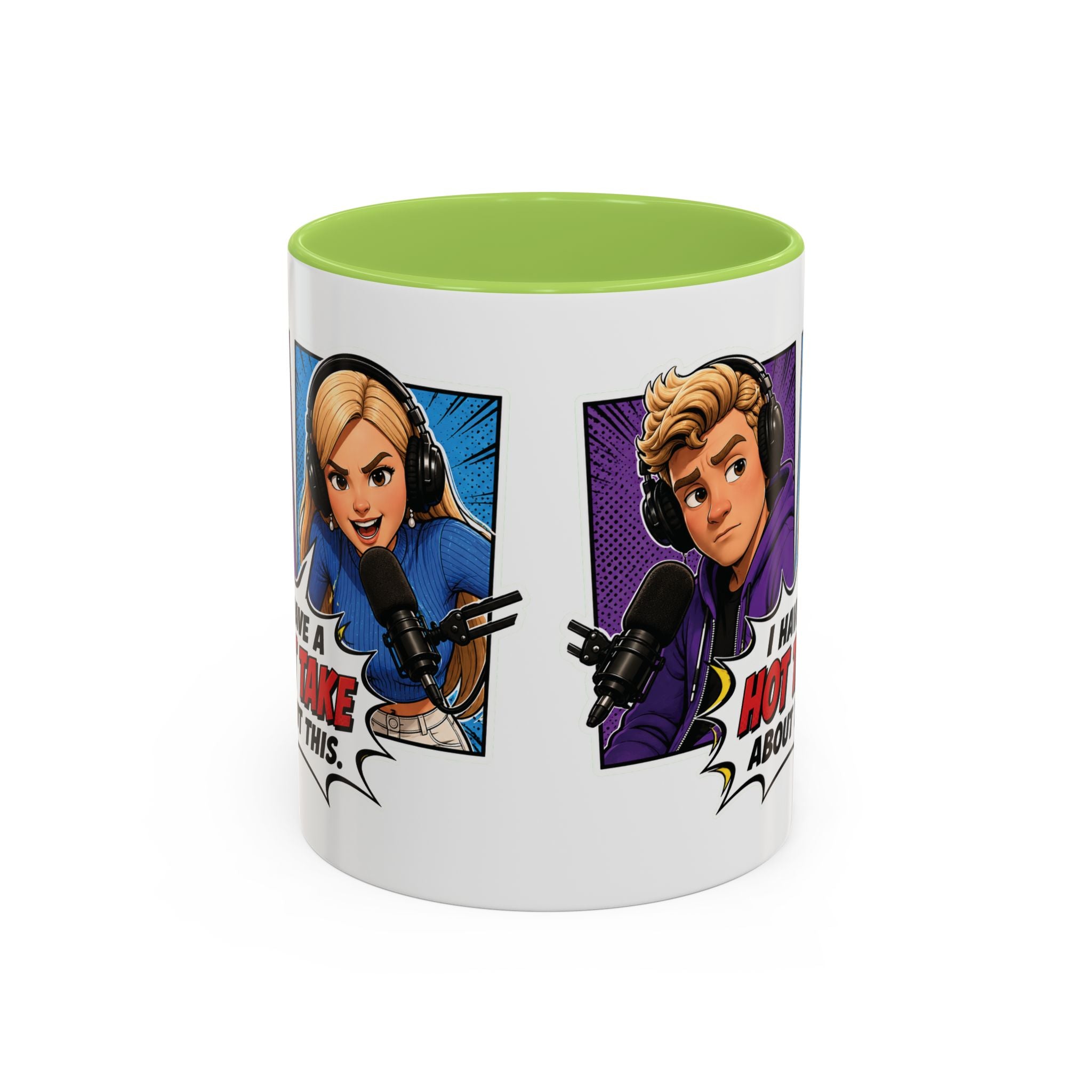 Jake And Emma Hot Take Coffee Mug — "I Have A Hot Take About This" Mug (11/15oz)