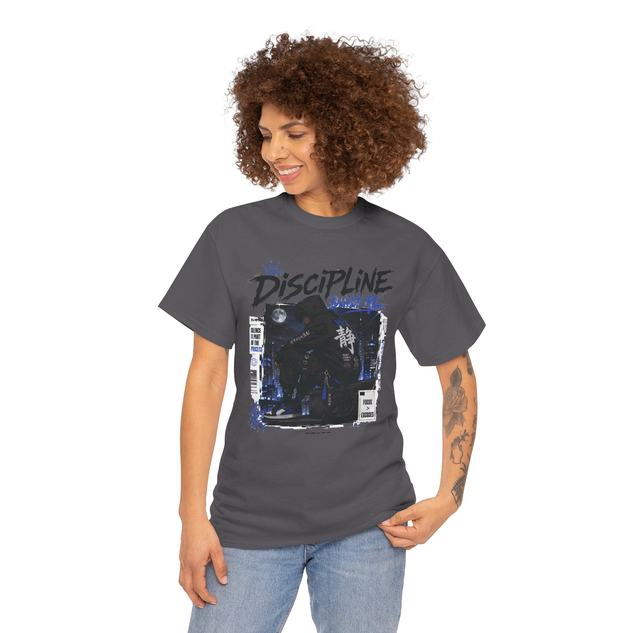 Discipline Built Me Anime Streetwear T Shirt