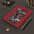 No Risk No Glory Soccer Hardcover Journal — Motivational Football Notebook