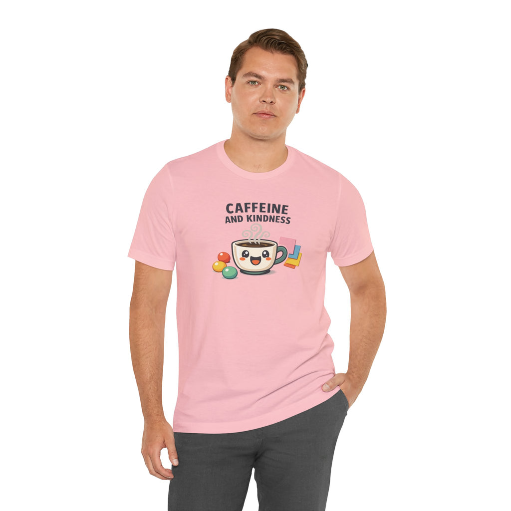 Caffeine and Kindness Tee | office humor, coffee fuel