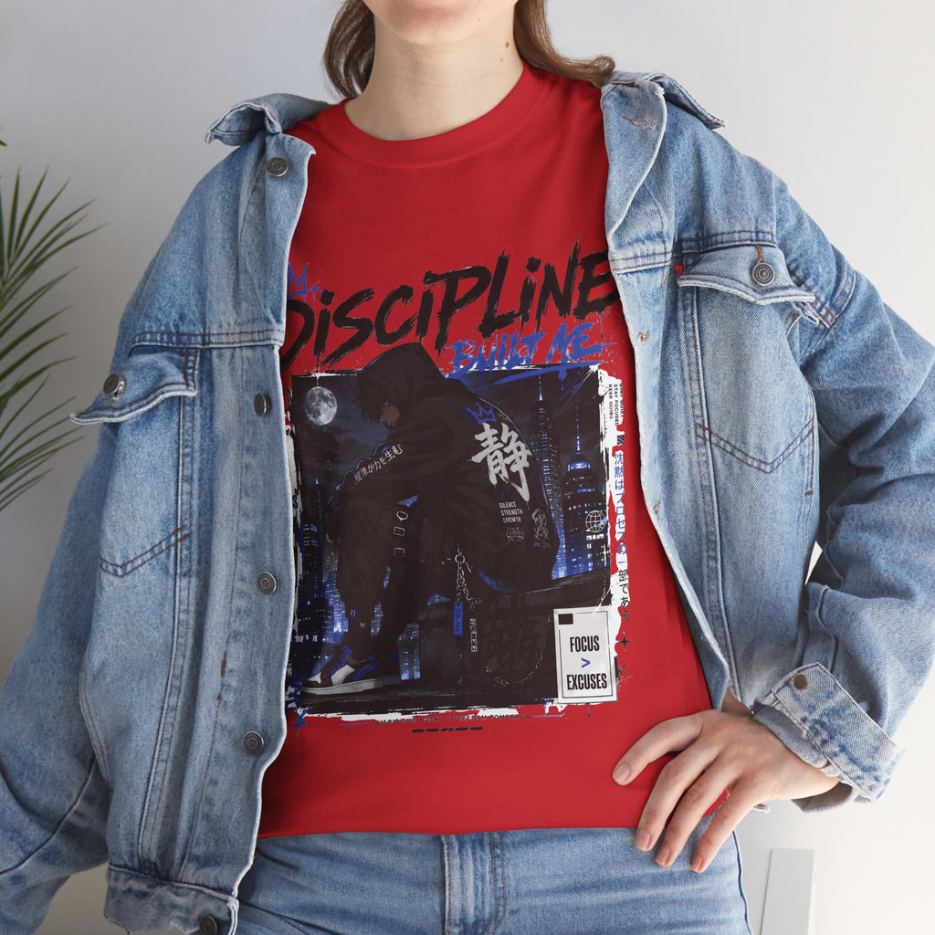 Discipline Built Me Anime Streetwear T Shirt