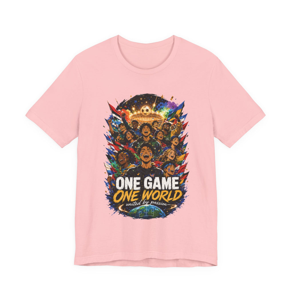 One Game One World Soccer Graphic T Shirt
