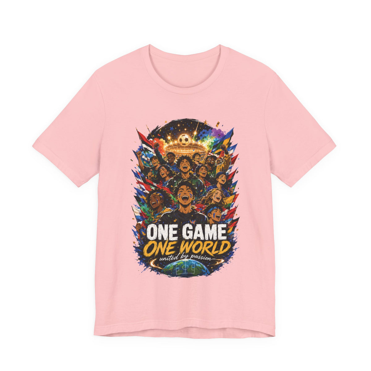 One Game One World Soccer Graphic T Shirt
