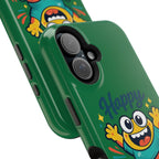 Happy Monster Magnetic Protective Phone Case Green