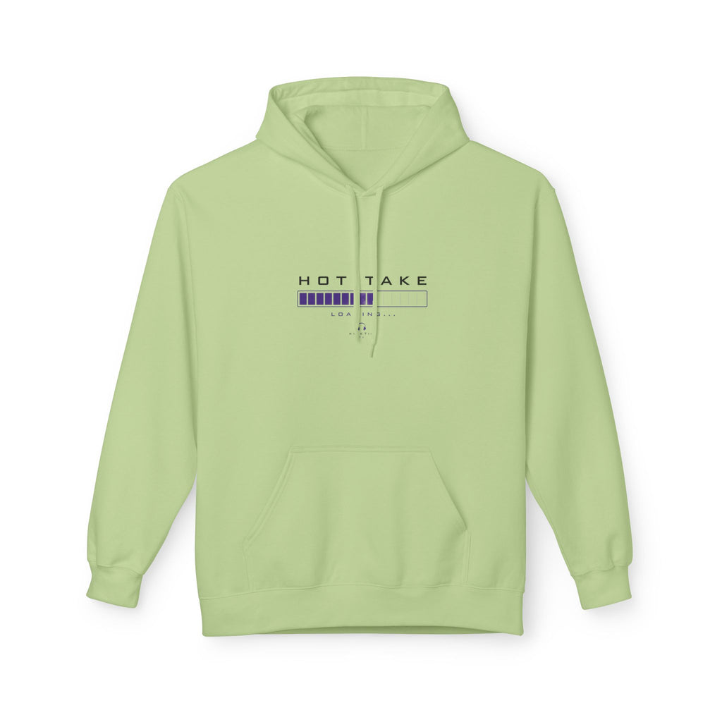 HOT TAKE Loading Hoodie — Minimalist Graphic Pullover