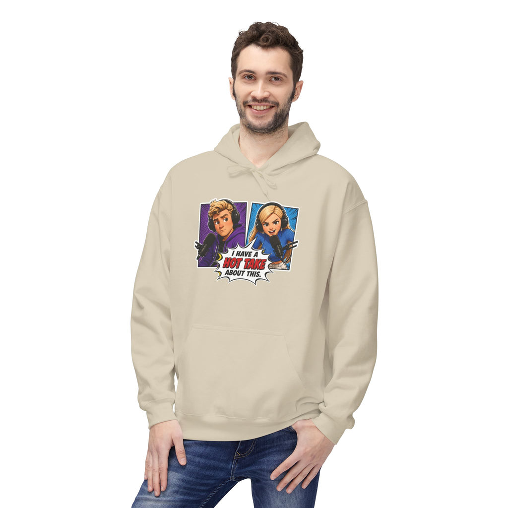 Pop-Art "I HAVE A HOT TAKE ABOUT THIS" Hoodie — Hot Take Central Graphic