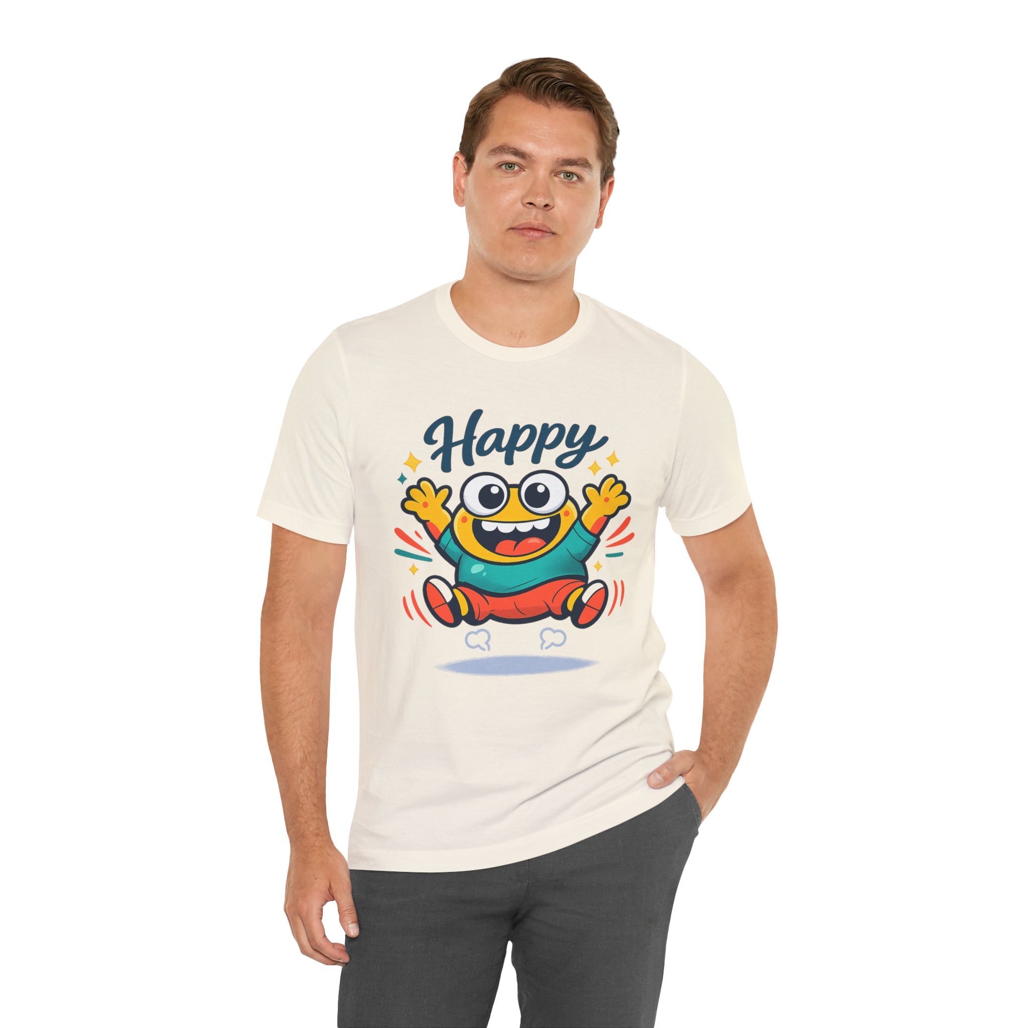 Happy Mood Blob T Shirt Cute Kawaii Graphic Tee